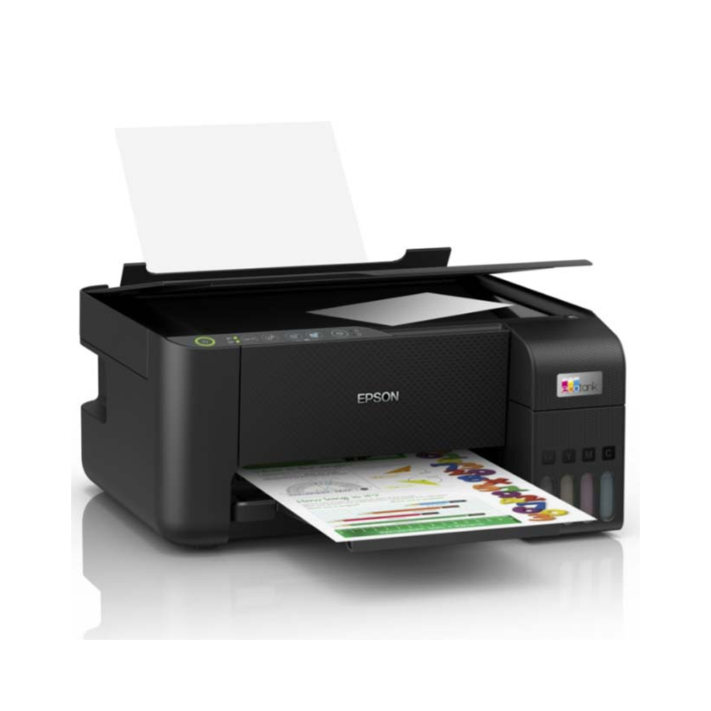 Imprimante Multifonction à réservoir intégré 3en1 couleur Epson ECOTANK L3251 / WiFi + 5 Bouteilles d'encre Epson Incluses