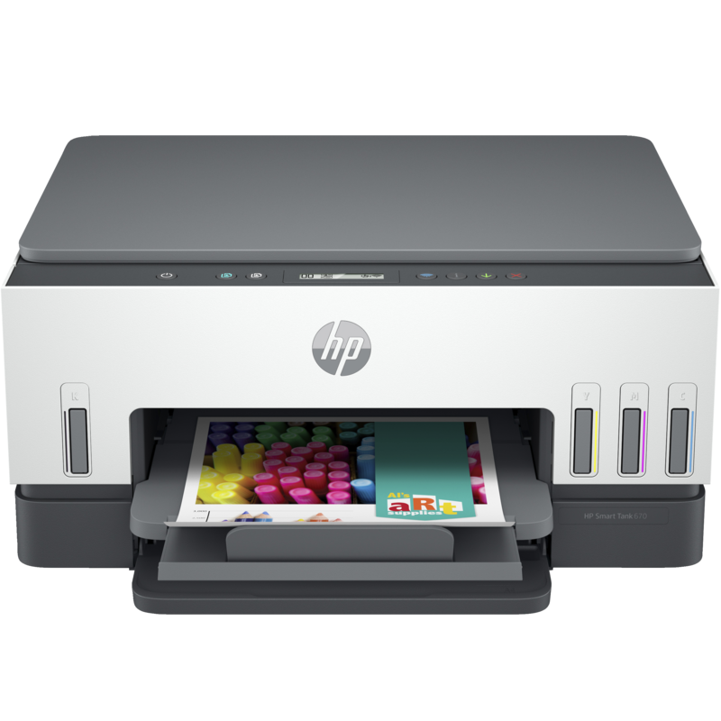 Imprimante tout-en-un HP Smart Tank 670