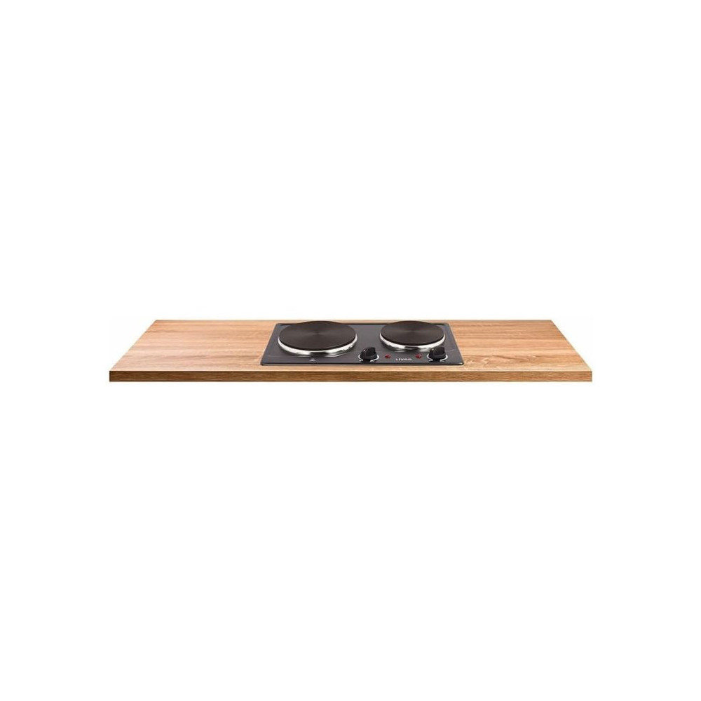 Plaque de cuisson double encastrable Livoo DOC168N / 2500 W / Noir