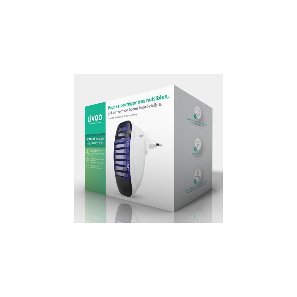 PRISE ANTI-INSECTES LIVOO DOM419 / BLANC