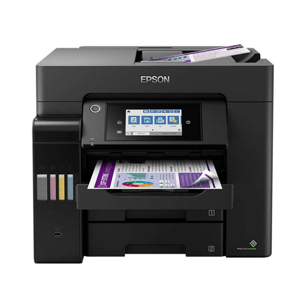 Imprimante à réservoir intégré 4en1 couleur Epson ECOTANK L6570 / Wifi + 4 Bouteilles D'encre Incluses
