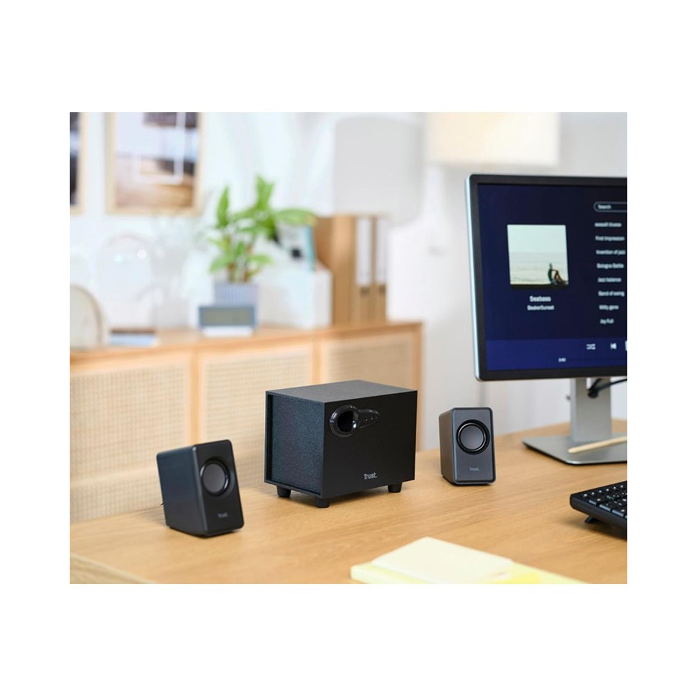 HAUT PARLEUR Trust AVORA 2.1 SUBWOOFER / NOIR