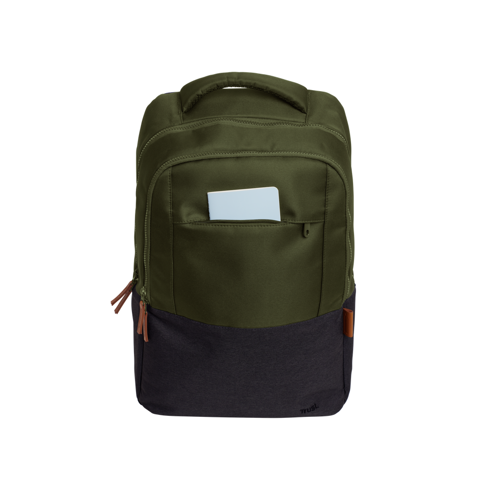 SAC À DOS TRUST LISBOA POUR PC PORTABLE 16" / 20 LITRES / Vert