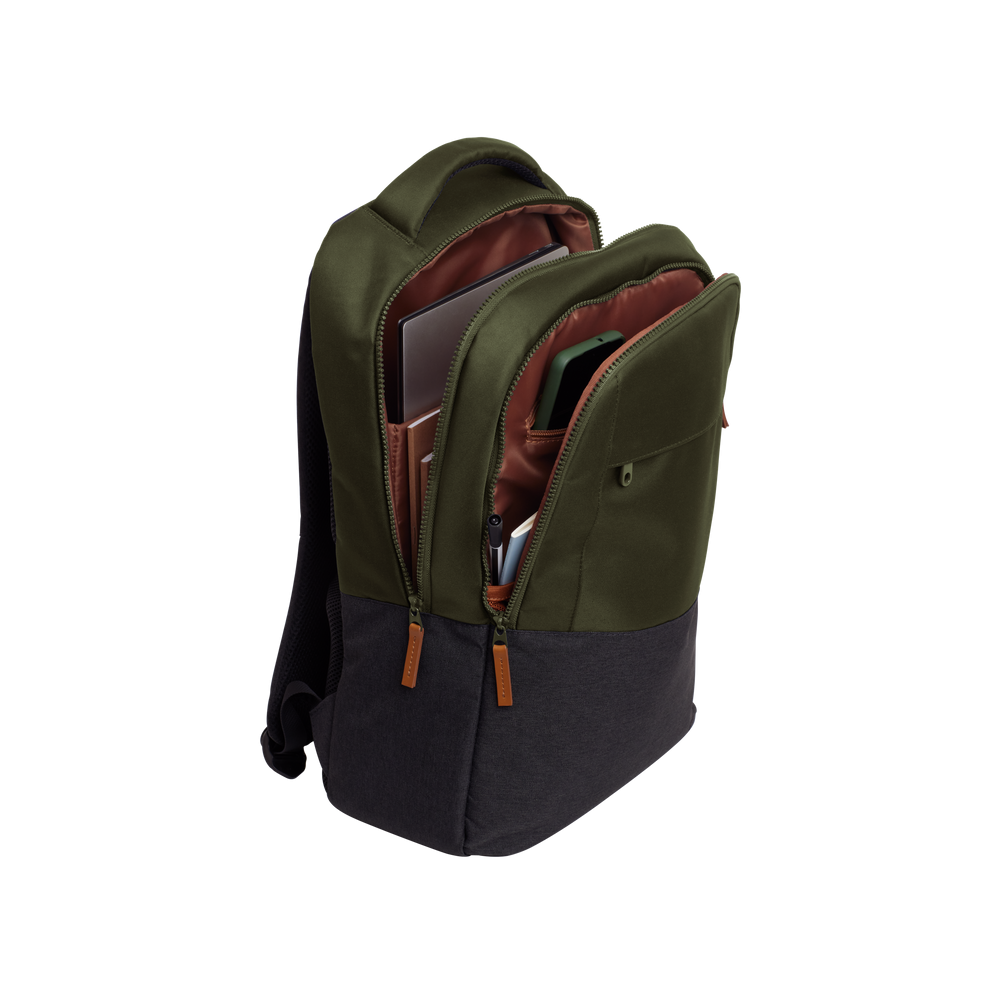 SAC À DOS TRUST LISBOA POUR PC PORTABLE 16" / 20 LITRES / Vert