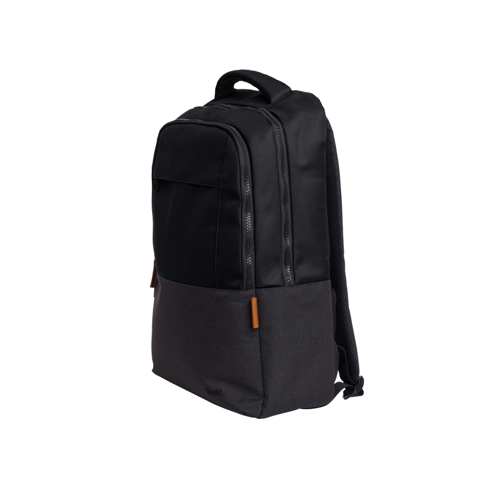 SAC À DOS TRUST LISBOA POUR PC PORTABLE 16" / 20 LITRES / Noir
