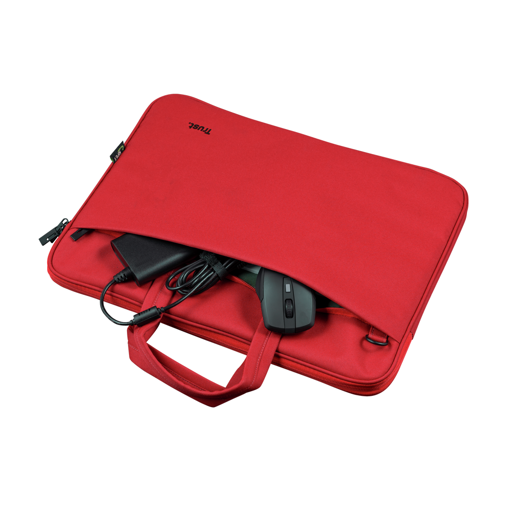 Sacoche Pour PC Portable TRUST BOLOGNA 16" / Rouge