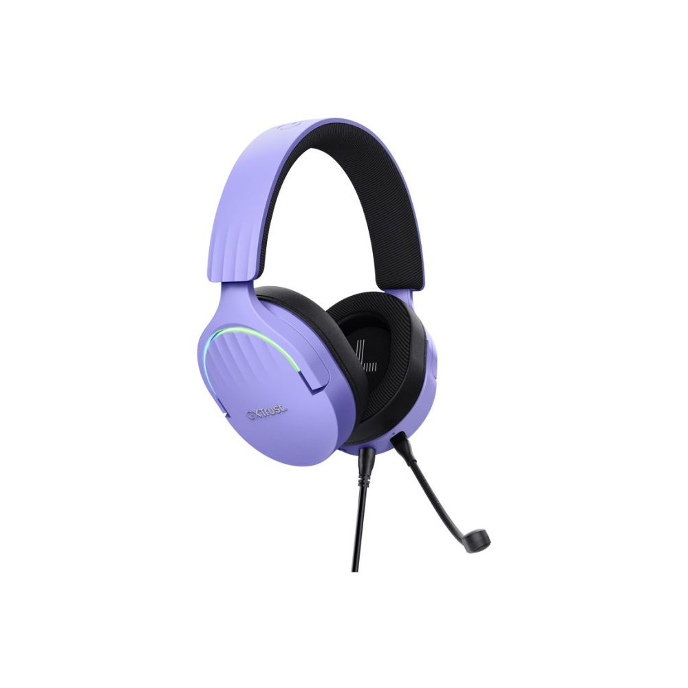 MICRO CASQUE GAMER FILAIRE TRUST GXT 490 FAYZO USB 7.1 / VIOLET