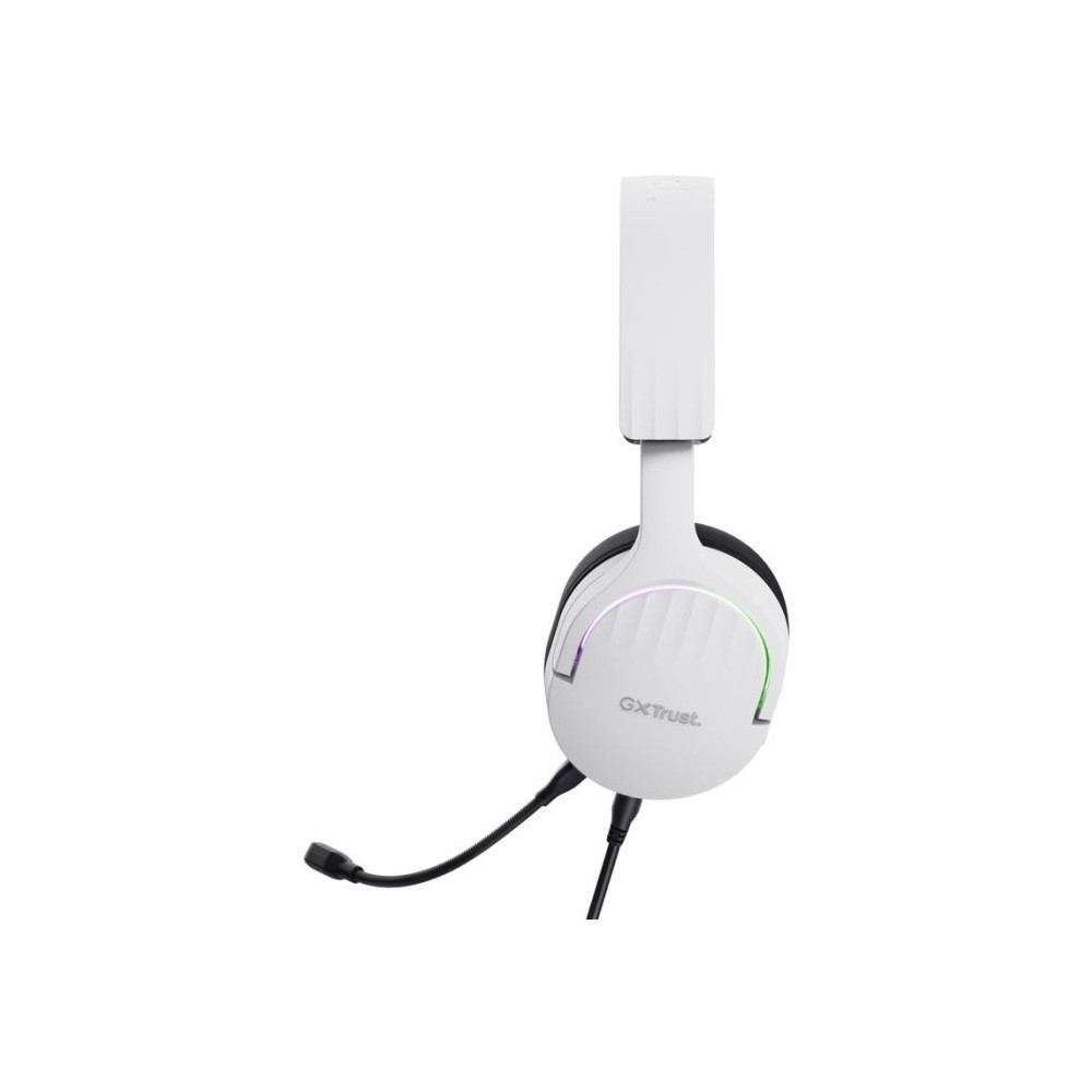 MICRO CASQUE GAMER FILAIRE TRUST GXT 490 FAYZO USB 7.1 / Blanc