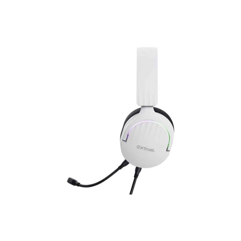 MICRO CASQUE GAMER FILAIRE TRUST GXT 490 FAYZO USB 7.1 / Blanc