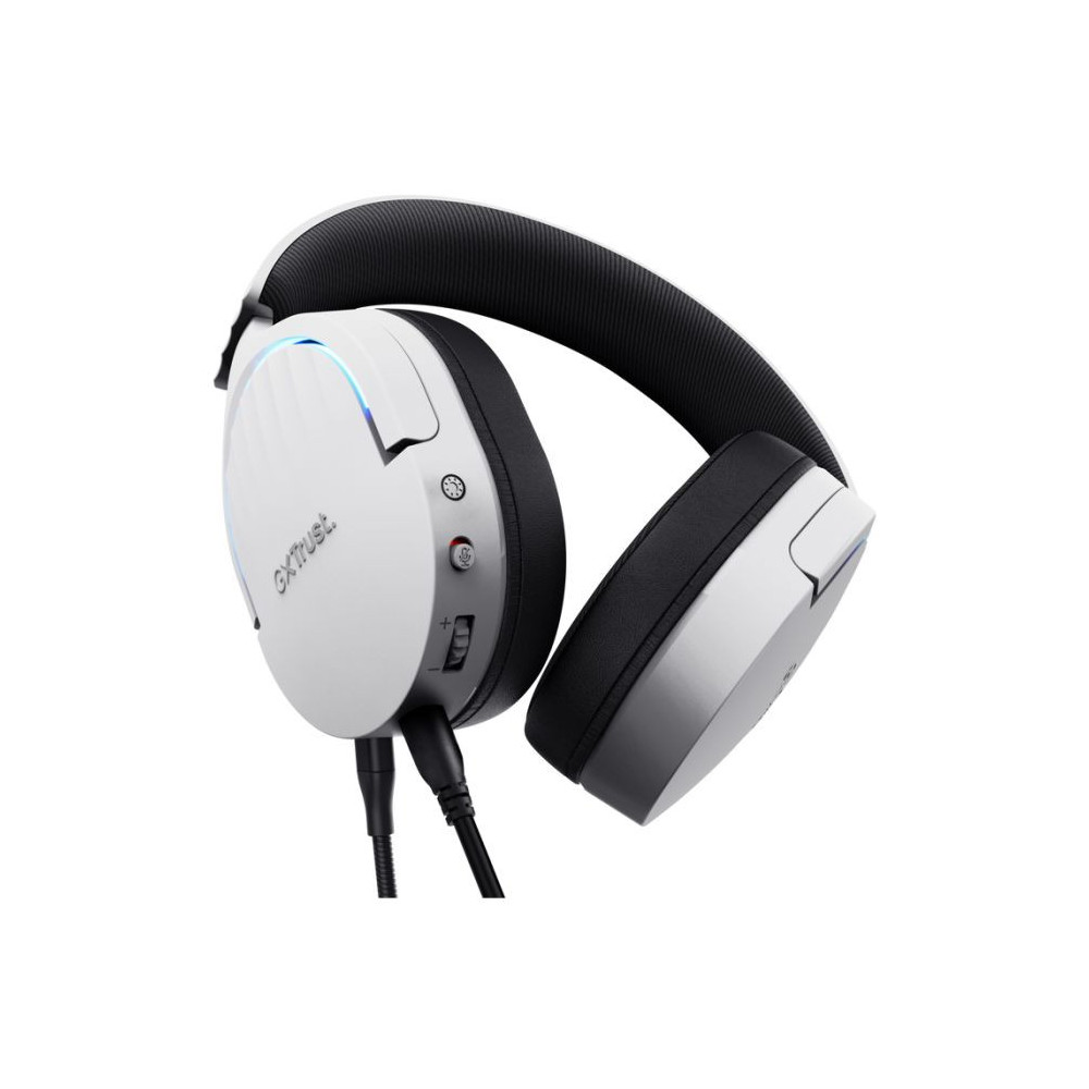 MICRO CASQUE GAMER FILAIRE TRUST GXT 490 FAYZO USB 7.1 / Blanc