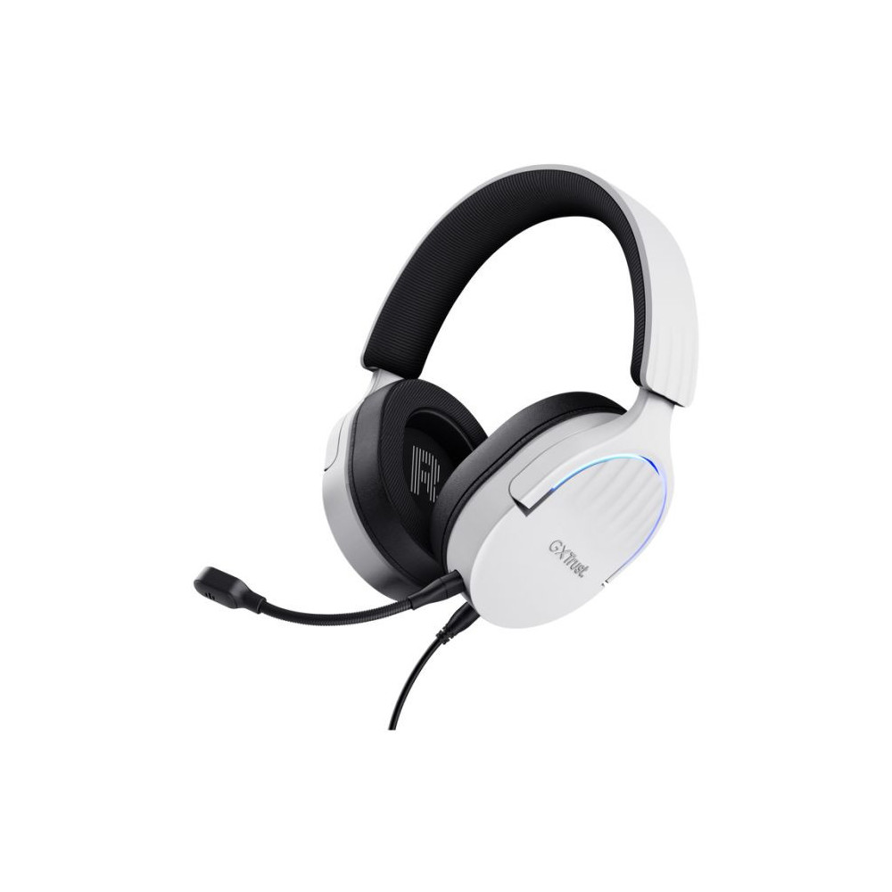 MICRO CASQUE GAMER FILAIRE TRUST GXT 490 FAYZO USB 7.1 / Blanc