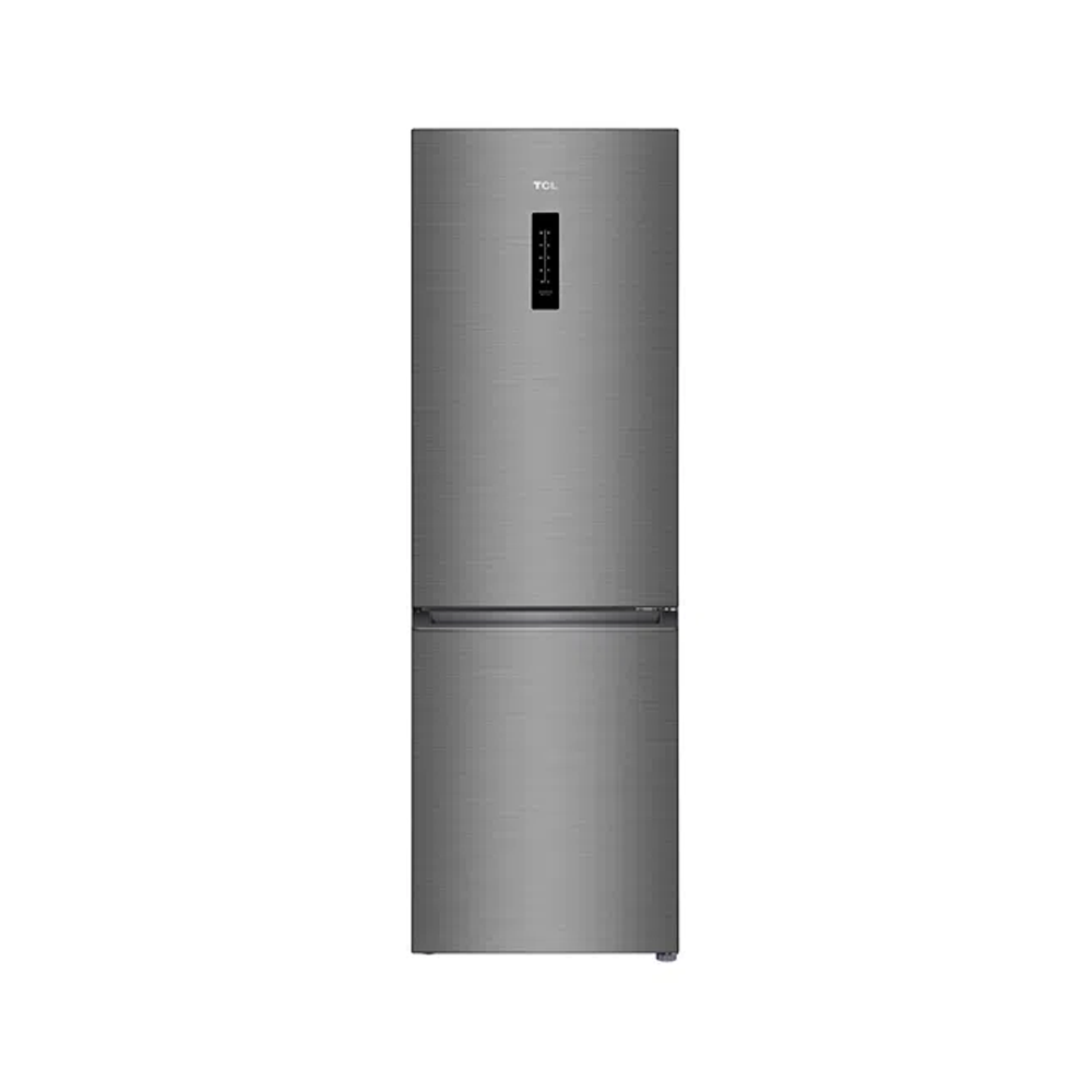 REFRIGERATEUR TCL No Frost COMBINE 318 Litres INOX / Avec Afficheur + Friteuse LUXELL OFFERTE