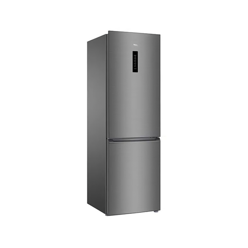 REFRIGERATEUR TCL No Frost COMBINE 318 Litres INOX / Avec Afficheur + Friteuse LUXELL OFFERTE
