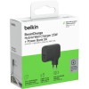 Chargeur Mural BELKIN  + Power Bank 5K / USB-C / 25W / Noir