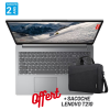 Pc Portable Lenovo IdeaPad 1 15ALC7 / Ryzen 7 5700U / 8 Go / 512 Go SSD / Gris Avec SACOCHE LENOVO Offert