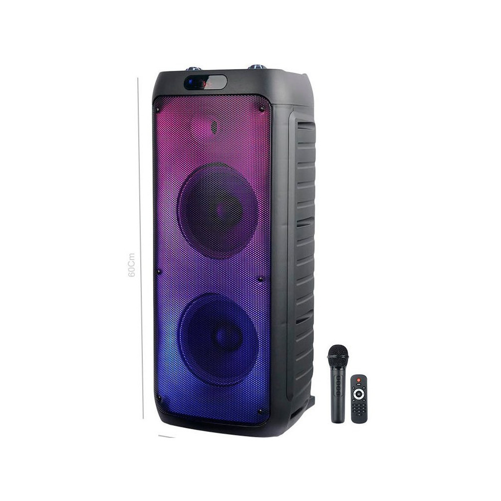 Haut-parleur Bluetooth ZQS8236 / Avec Microphone karaoké / 40W / Noir