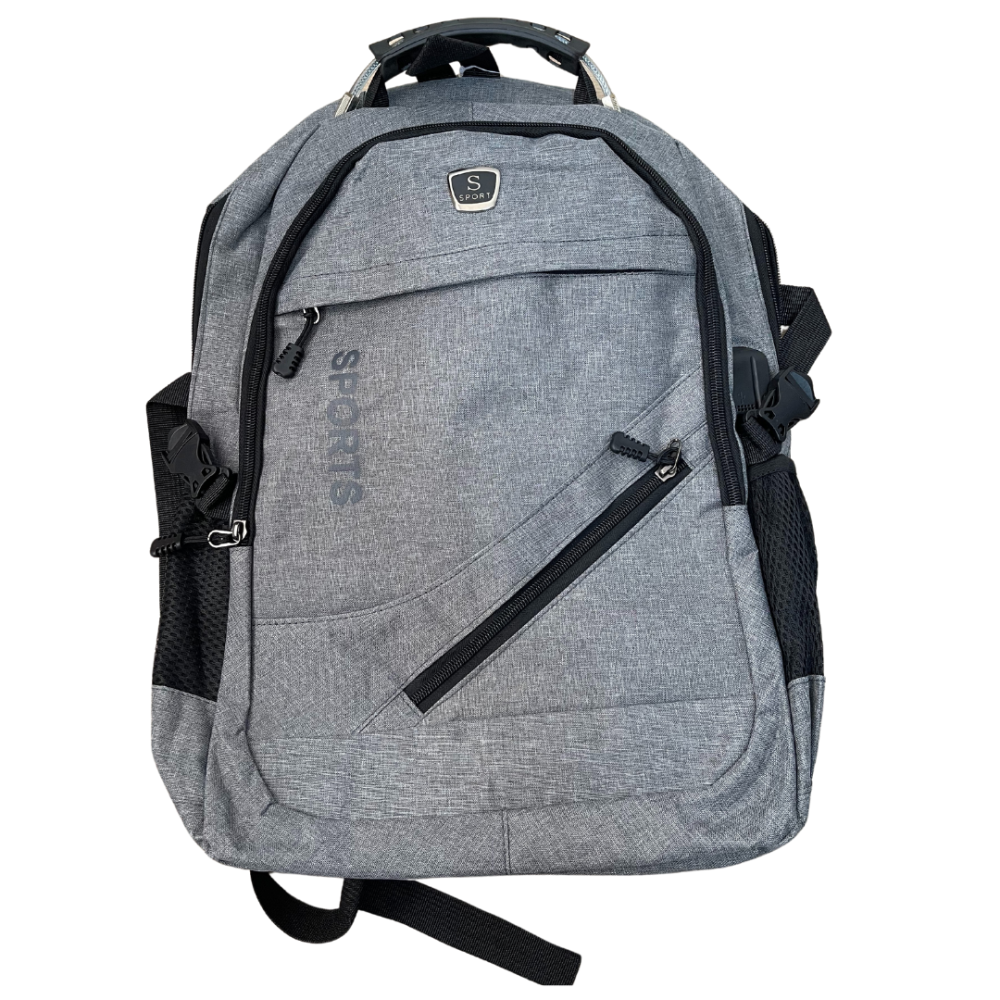 Sac à dos 16.1" / Gris Avec port USB