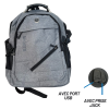 Sac à dos 16.1" / Gris Avec port USB