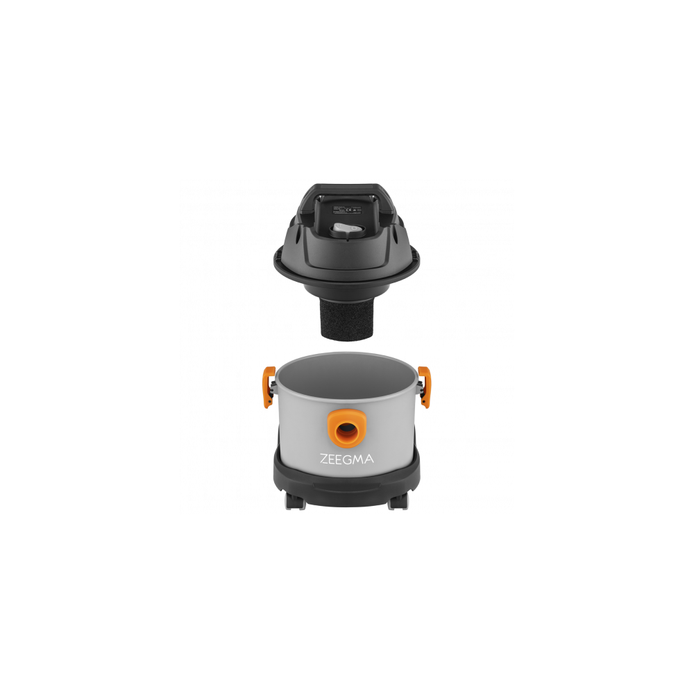 Aspirateur ZEEGMA Zonder Pro Compact / 1000W /  Noir & Gris