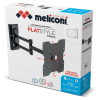SUPPORT TV INCLINABLE ET ORIENTABLE GRAND ANGLE FLAT Meliconi FDR 200