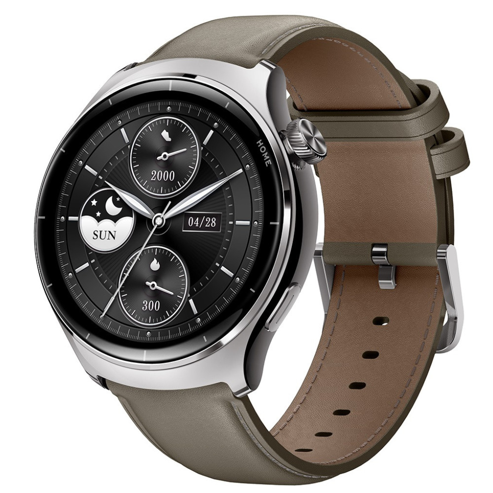 Montre connectée Mibro Lite 3 Pro 22mm / Gris Avec Casque Bluetooth P9 Offert + STRAP-MIBRO-LITE3-BROWN GRATUIT