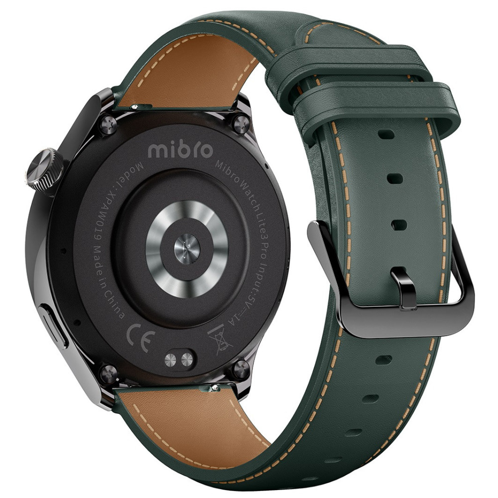 Montre connectée Mibro Lite 3 Pro 22mm / Vert Avec Casque Bluetooth P9 Vert Offert + STRAP MIBRO WATCH Lite 3 PRO GRIS