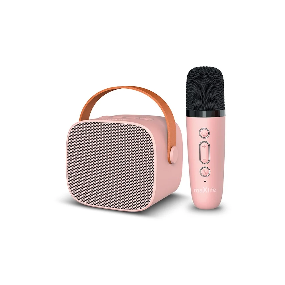 Enceinte karaoké Bluetooth Maxlife MXKS-100 / Rose