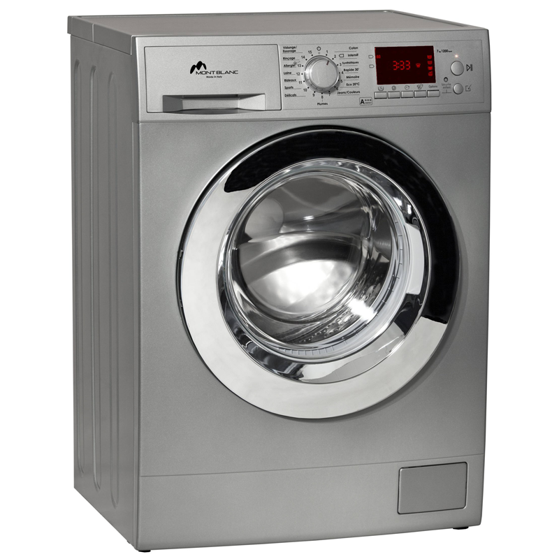 Machine à laver Frontale MONTBLANC 7kg Silver