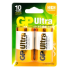 2x Pile GP Ultra AlKaline LR20