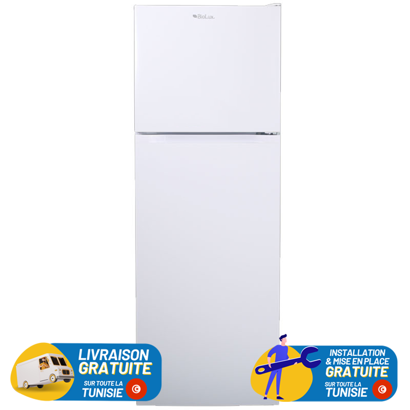 Réfrigérateur BIOLUX Nofrost DP43NF / 312L / Blanc