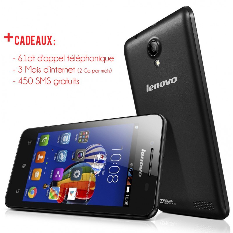Téléphone Portable Lenovo RocStar A319 + SIM Offerte