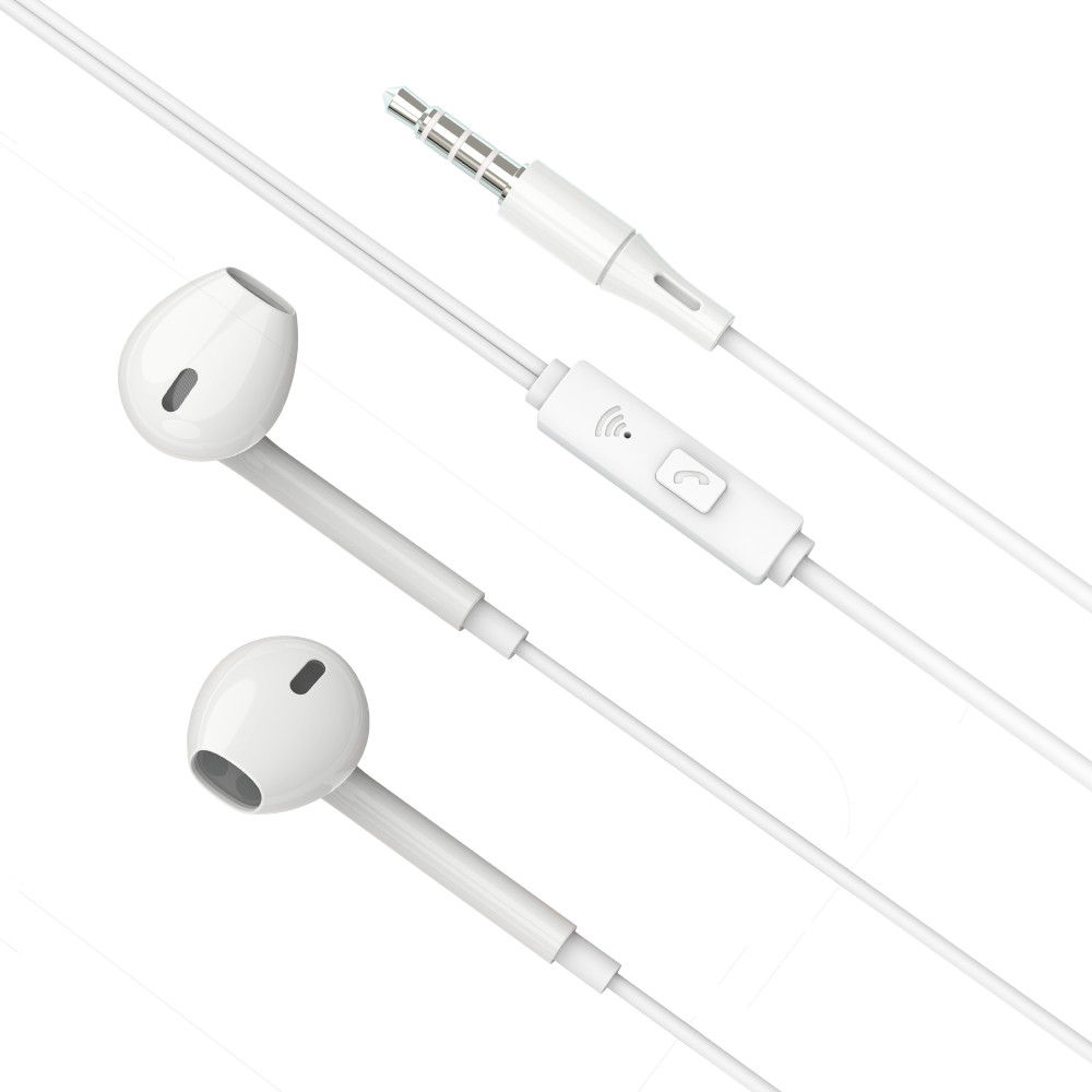 Écouteurs Filaire Jack 3.5 mm OTU HJ-11 / Blanc