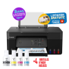 Imprimante CANON  JET D'ENCRE Multifonction 3EN1 PIXMA G-2430 / Couleur + 4 Bouteilles D'encre Canon Incluses Avec Rame Papier Photo Gratuit