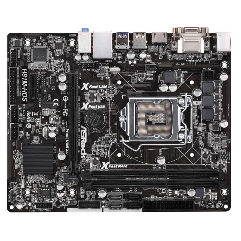 Carte mère ASRock H81M-HDS