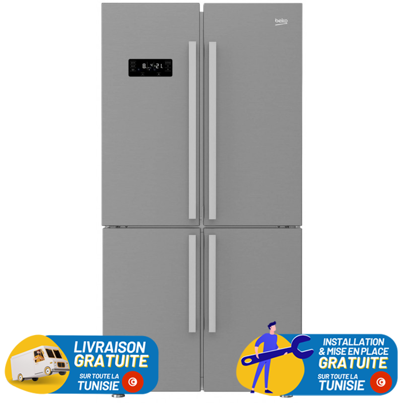 Réfrigérateur Side by Side BEKO 680L