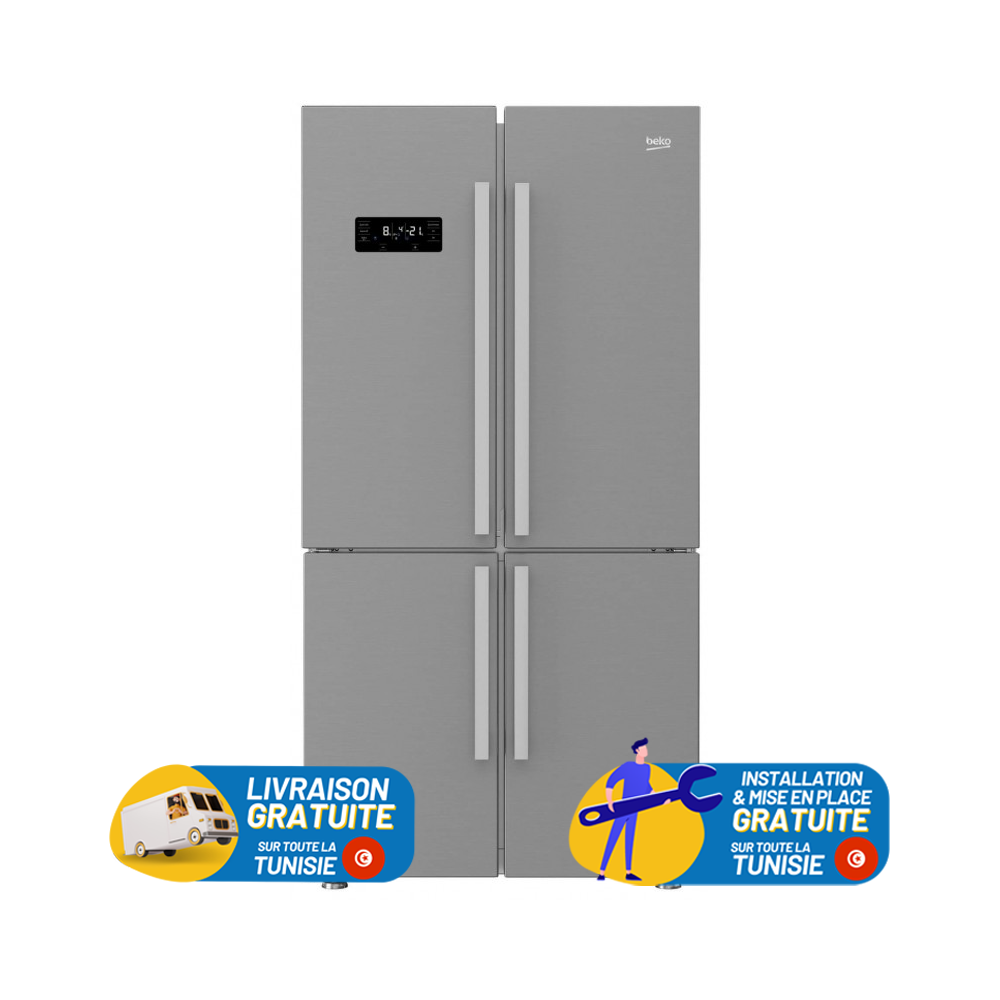 Réfrigérateur Side by Side BEKO 680L