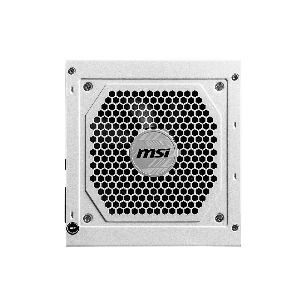 Boîte d'alimentation MSI MAG A850GL PCIE5 100% modulaire / 80 PLUS Gold / 850 W / WHITE