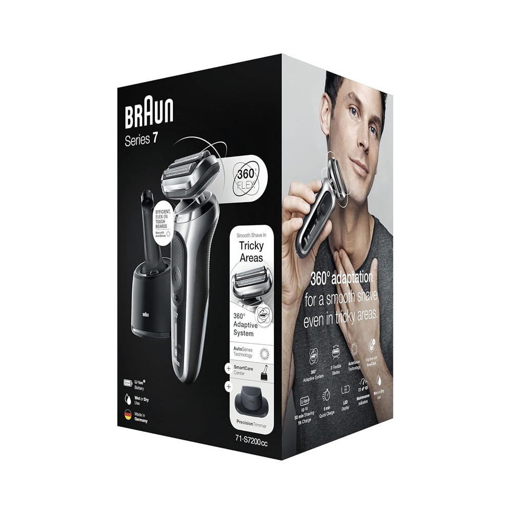 Rasoir Braun Séries 7  WET & DRY 71-S7200CC