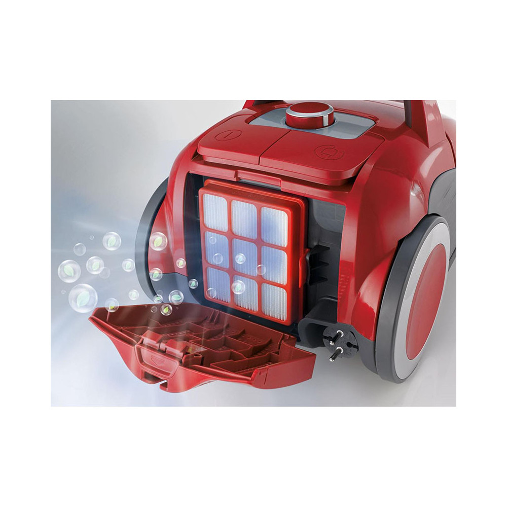 Aspirateur traineau G Force Air Compact Sans Sac Hisense VC2302GALRCY / 2300 W / Rouge