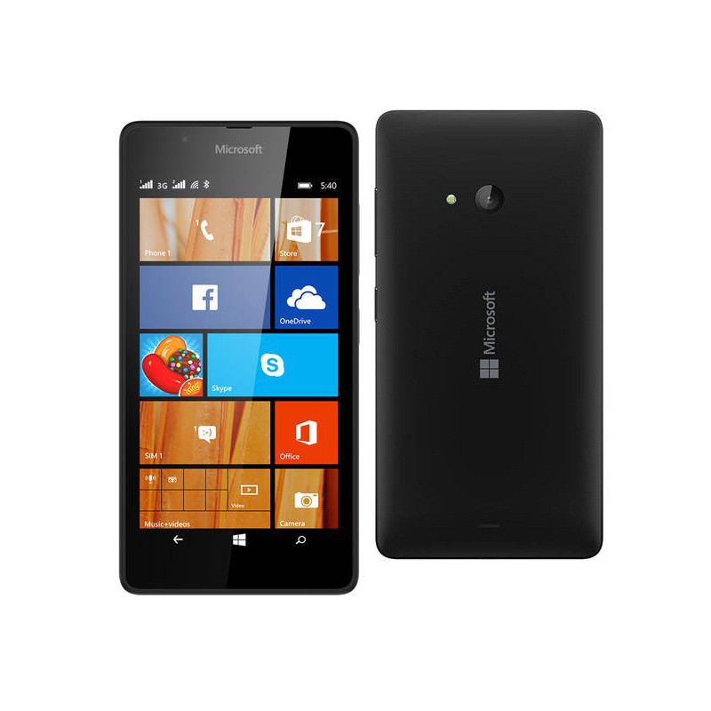 Téléphone Portable Nokia Lumia 540 / Double SIM / Noir
