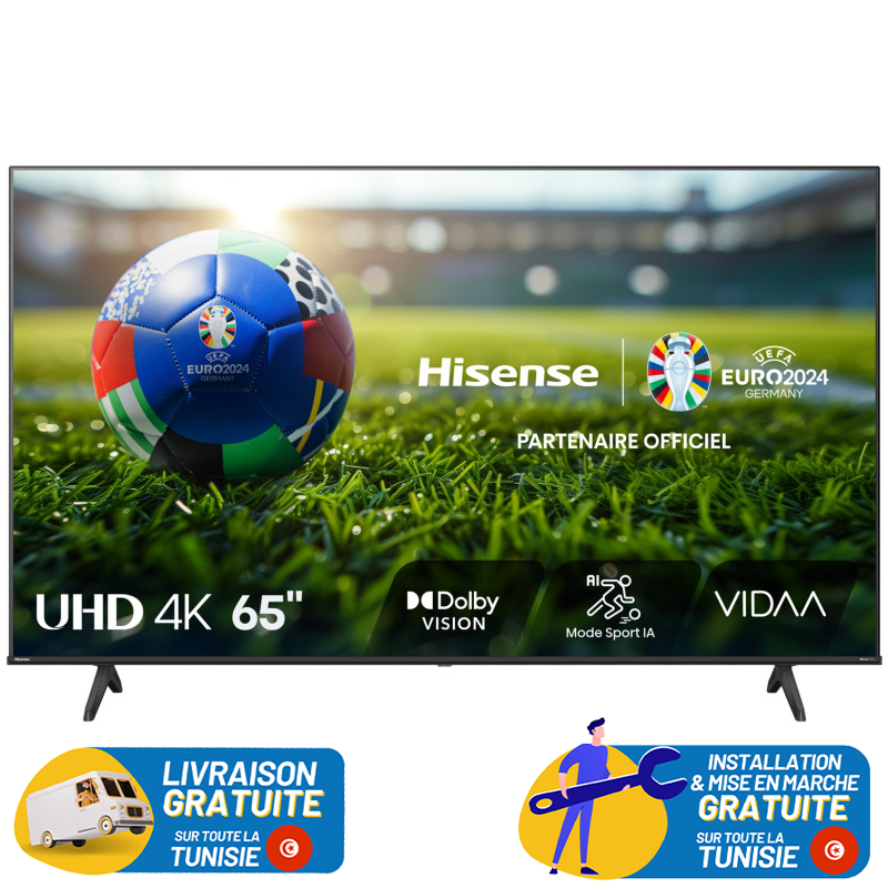 TV Hisense A6H CLASS A6 SERIES 65" SMART LED 4K UHD