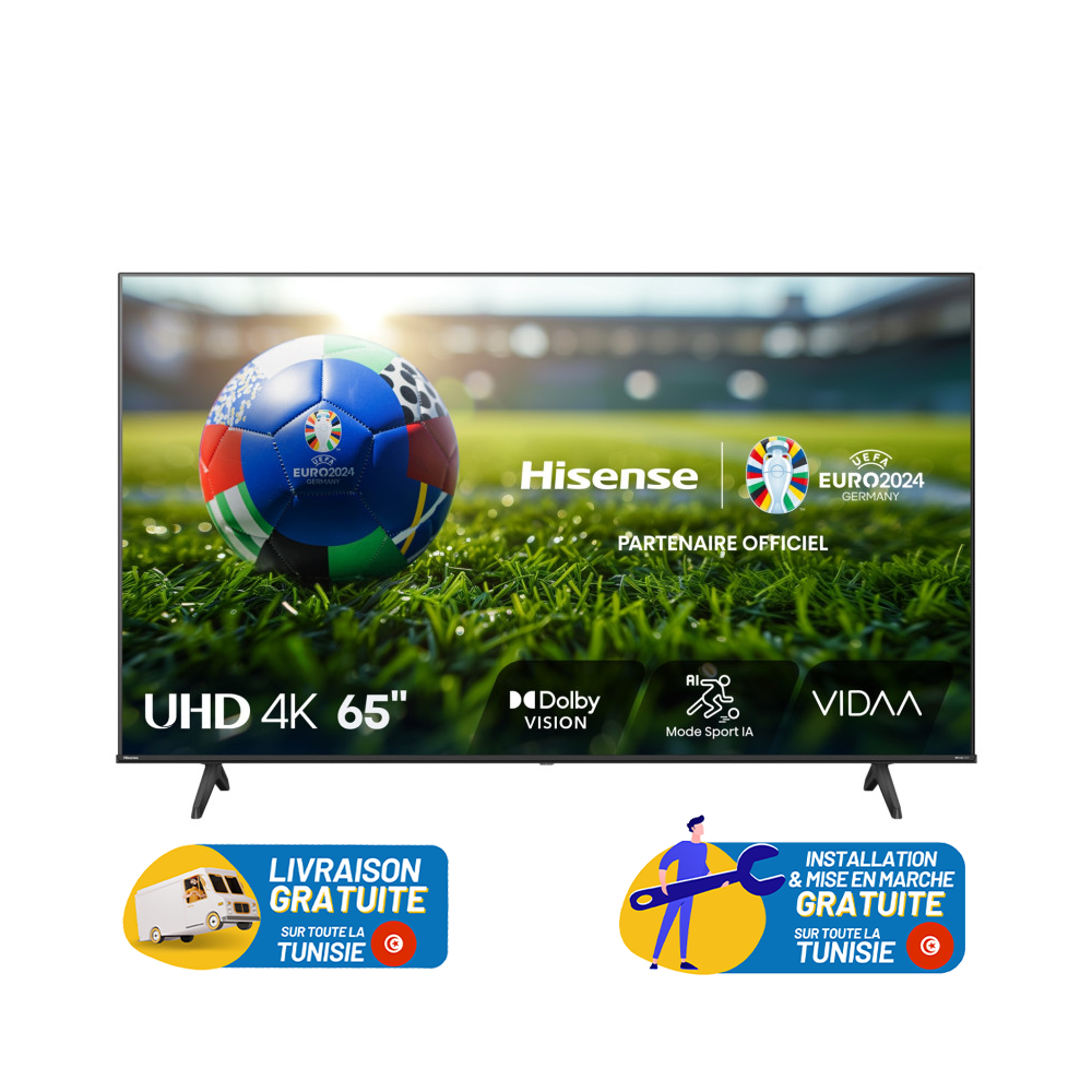 TV Hisense A6H CLASS A6 SERIES 65" SMART LED 4K UHD