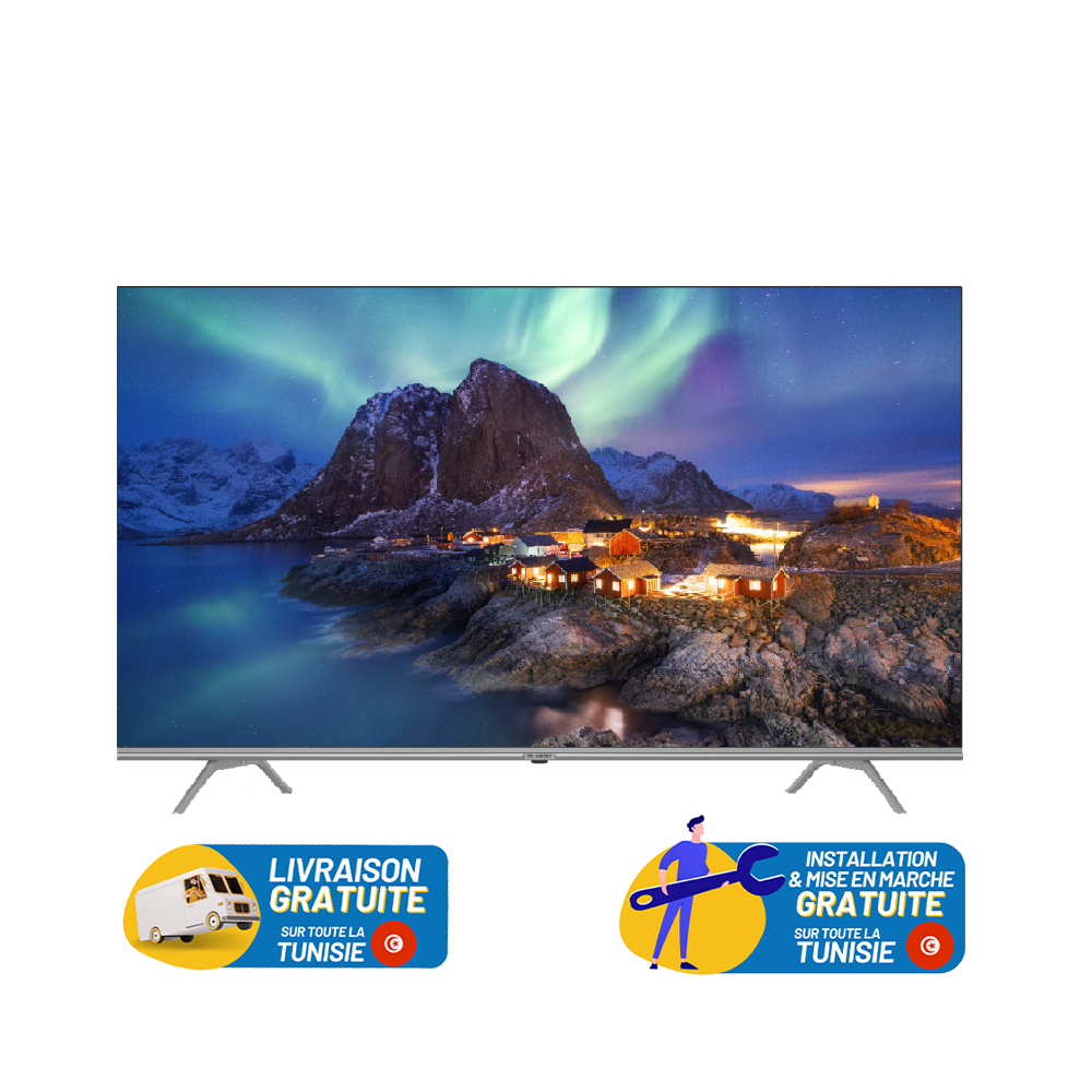 TV Schneider 65" DLED UHD 4K / SMART TV ANDROID  / Avec Récepteur INTEGRE