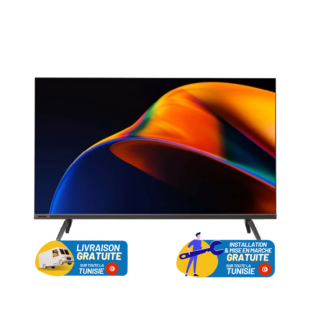Téléviseur TELEFUNKEN 40" Full HD Google TV AVEC RECEPTEUR