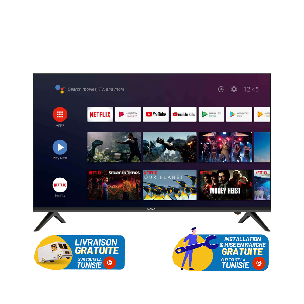 TV SABA 50" Smart TV Android 4K UHD LED