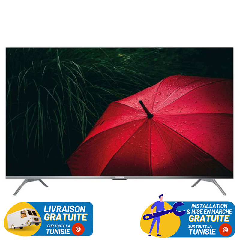 TV Telefunken TV50F9 50" UHD 4K Smart TV Google TV