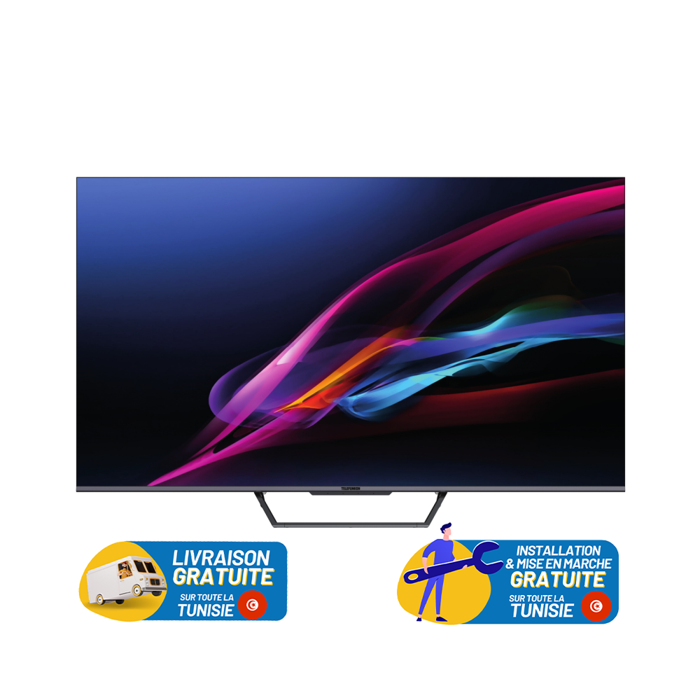 TV Telefunken 55" UHD 4K QLED G3B Smart Android Wifi