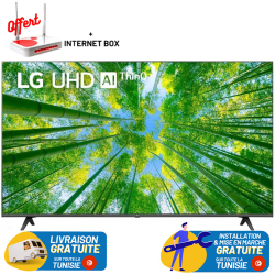 TV LG UHD 4K 50" UQ8000 Smart TV avec AI ThinQ