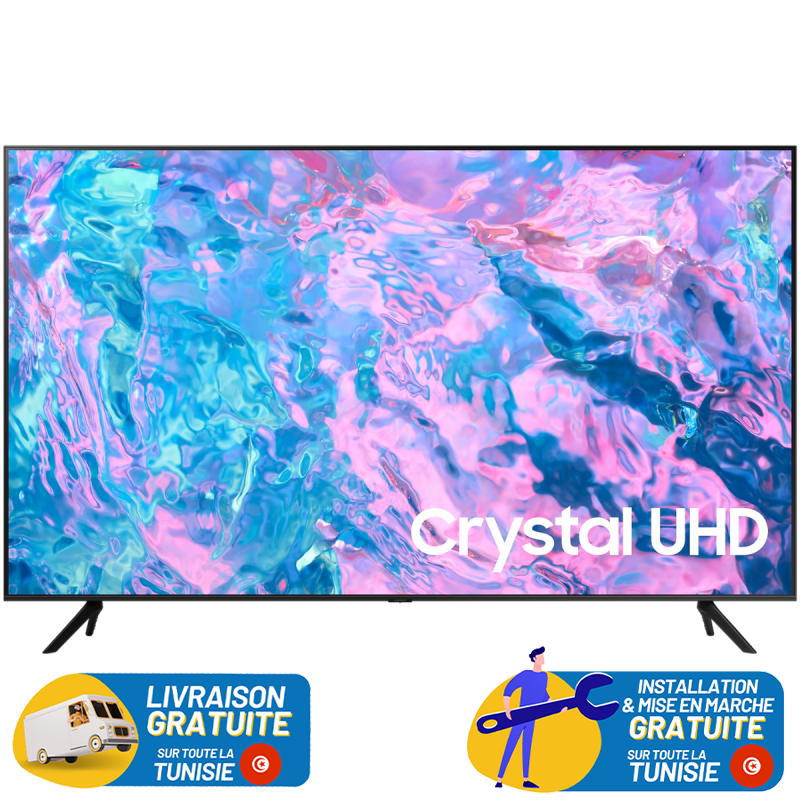 TV SAMSUNG 58" CU7000 Smart TV Cristal UHD 4K / WiFi