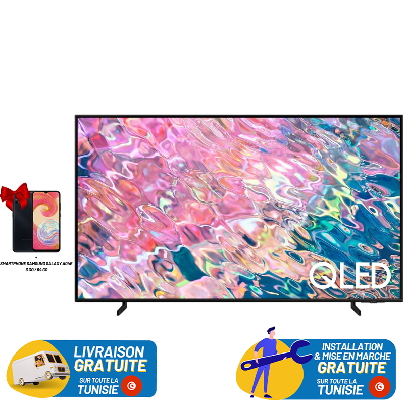 TV Samsung 55" Q60B QLED 4K Smart TV Série 6